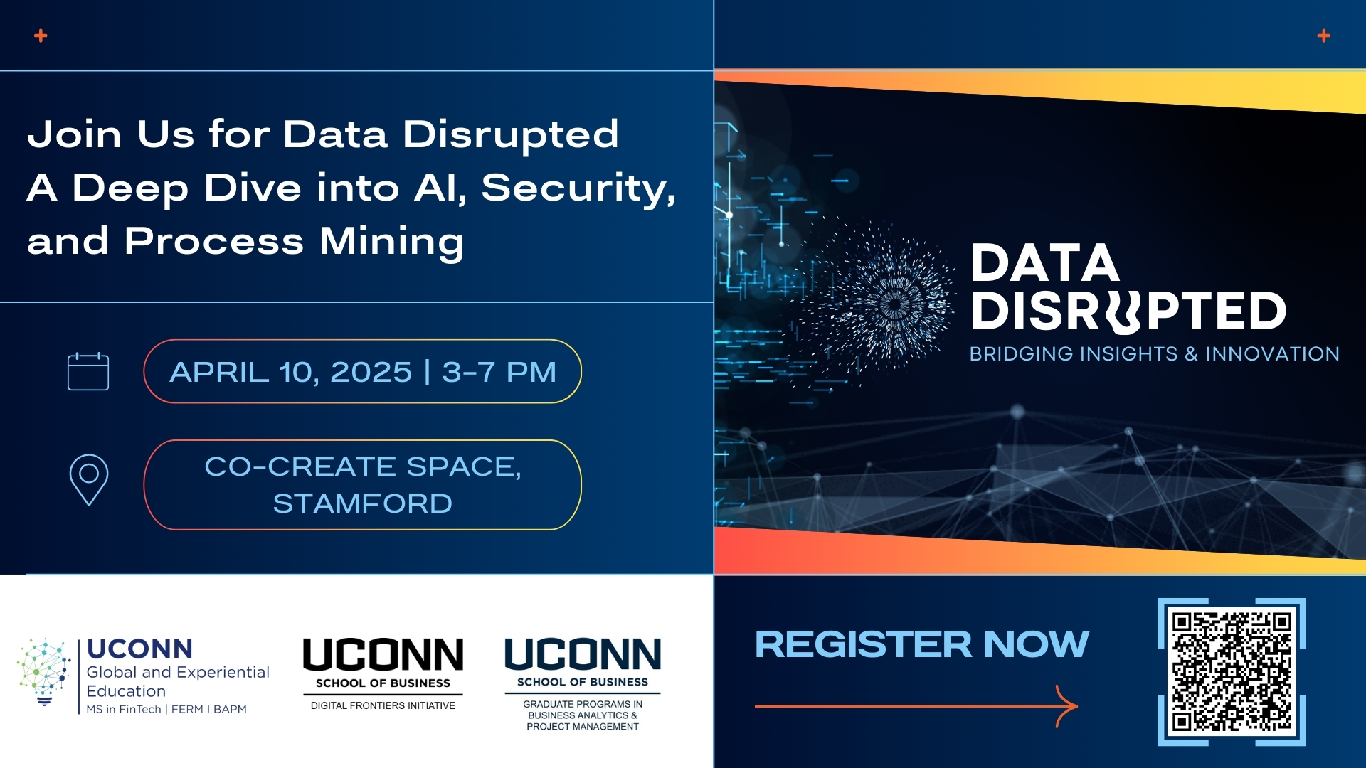 Data Disrupted: Bridging Insights & Innovation Flyer