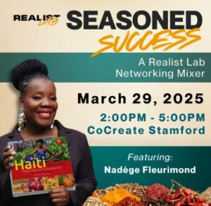 Seasoned Success: A Realist Lab Networking Event Flyer