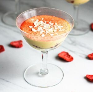 Tina Zaccardi Baked Goods. A baked dessert in a glass.