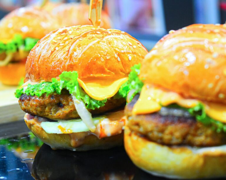 Grilled Salmon Burgers. An example of the burgers that will be cooked during the CoCreate Culinary Collaborations Cooking Class