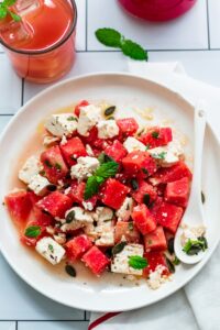 Inspiration for the Watermelon Salad that will be cooked during the CoCreate Culinary Collaborations Cooking Class