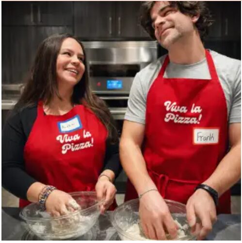 Everything Dough Pizza Making Couple