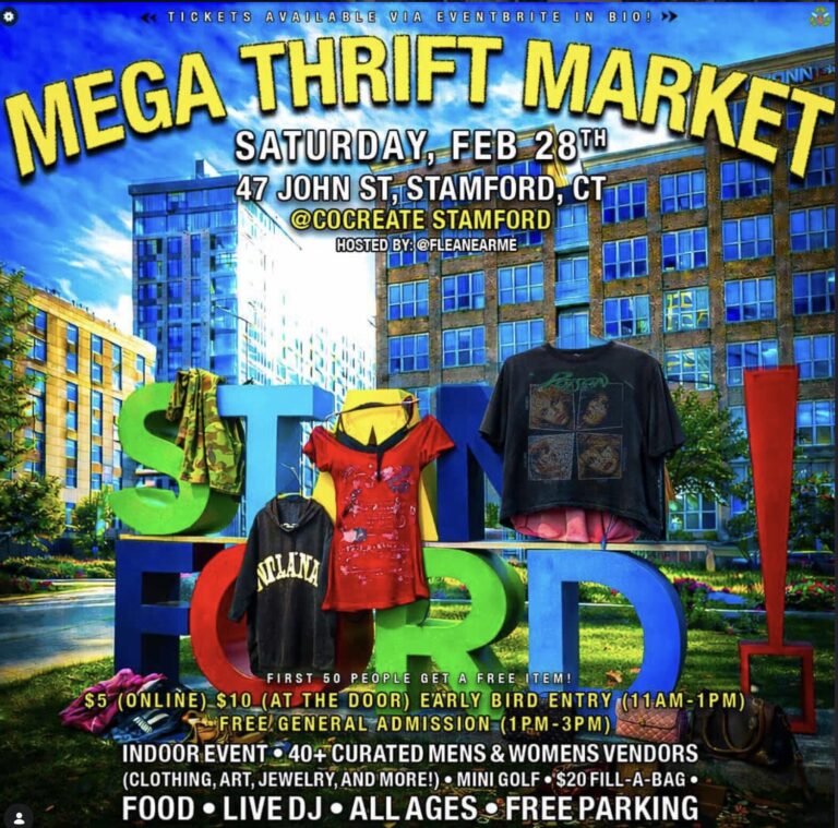 STAMFORD CT MEGA THRIFT MARKET FLIER